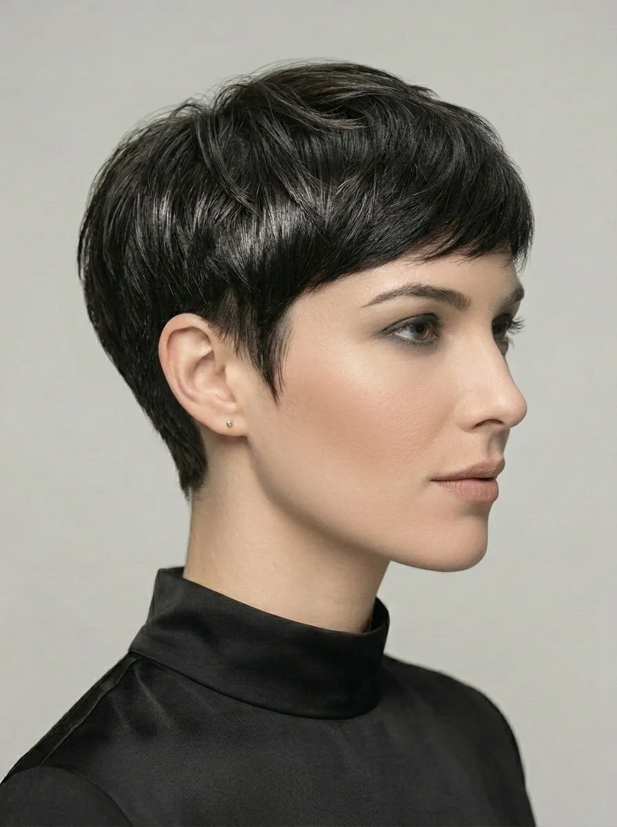 Low-Maintenance Pixie With Soft Layers