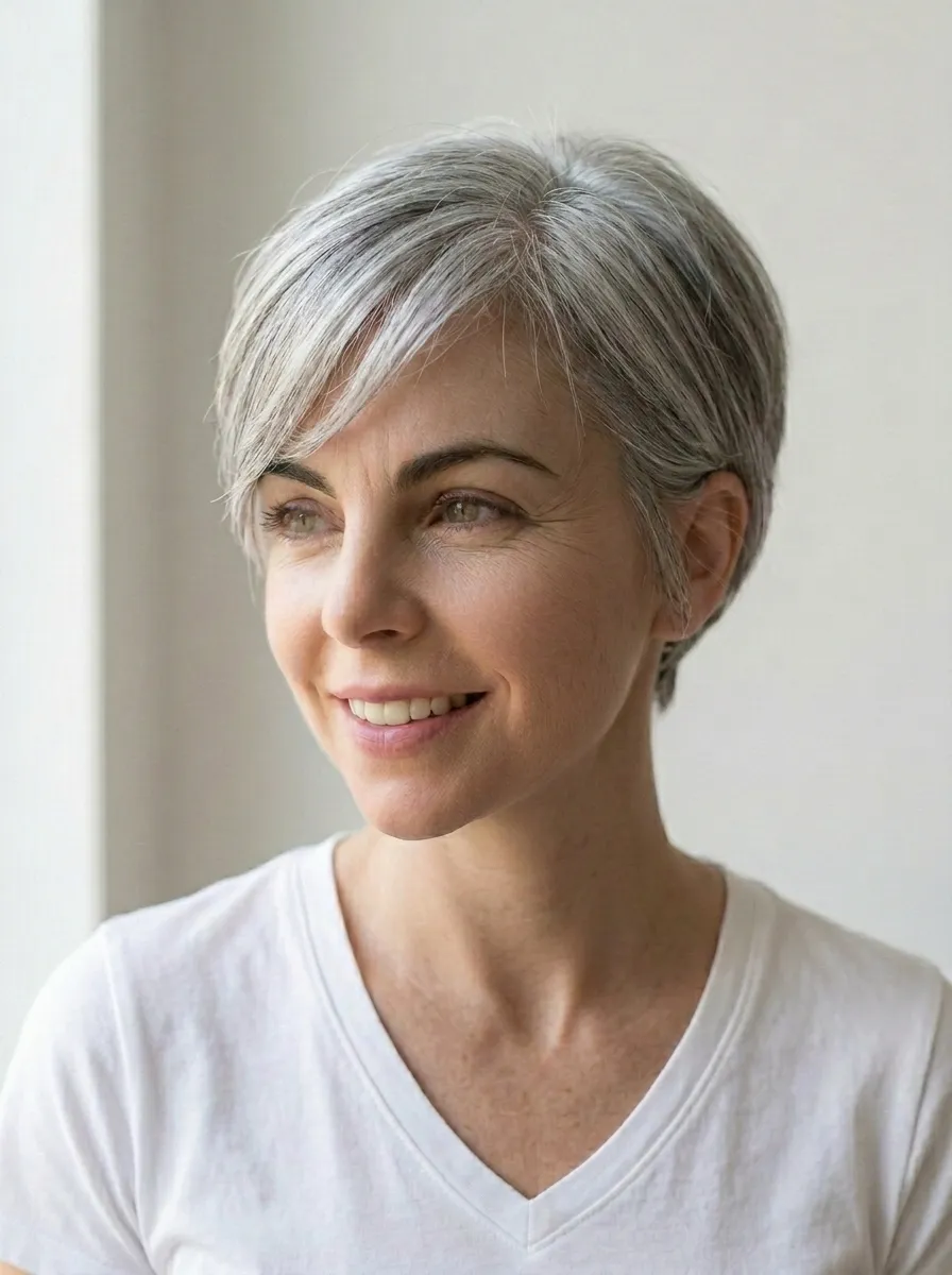 Pixie with Soft Ear-Length Sides