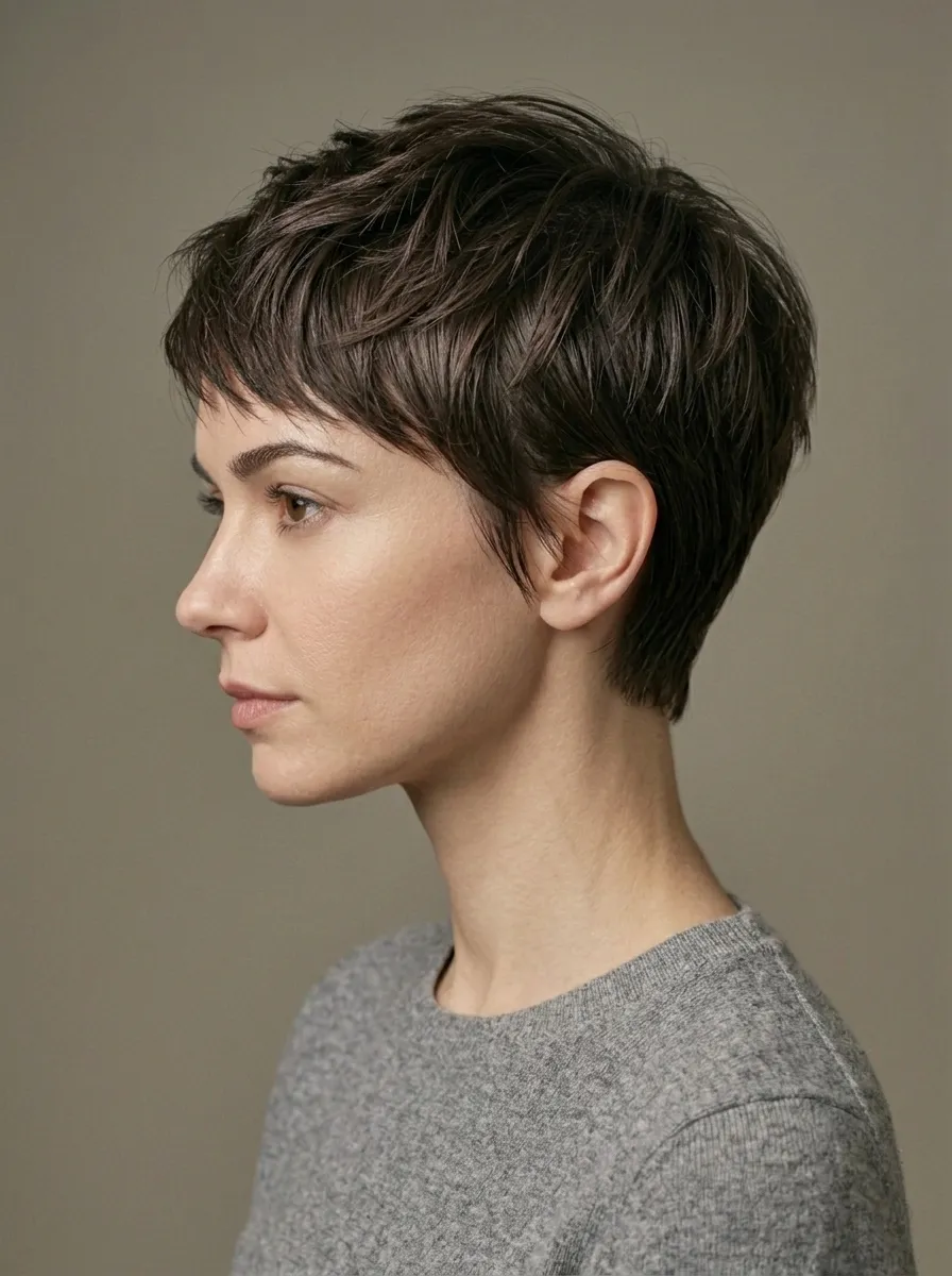 Textured Short Pixie