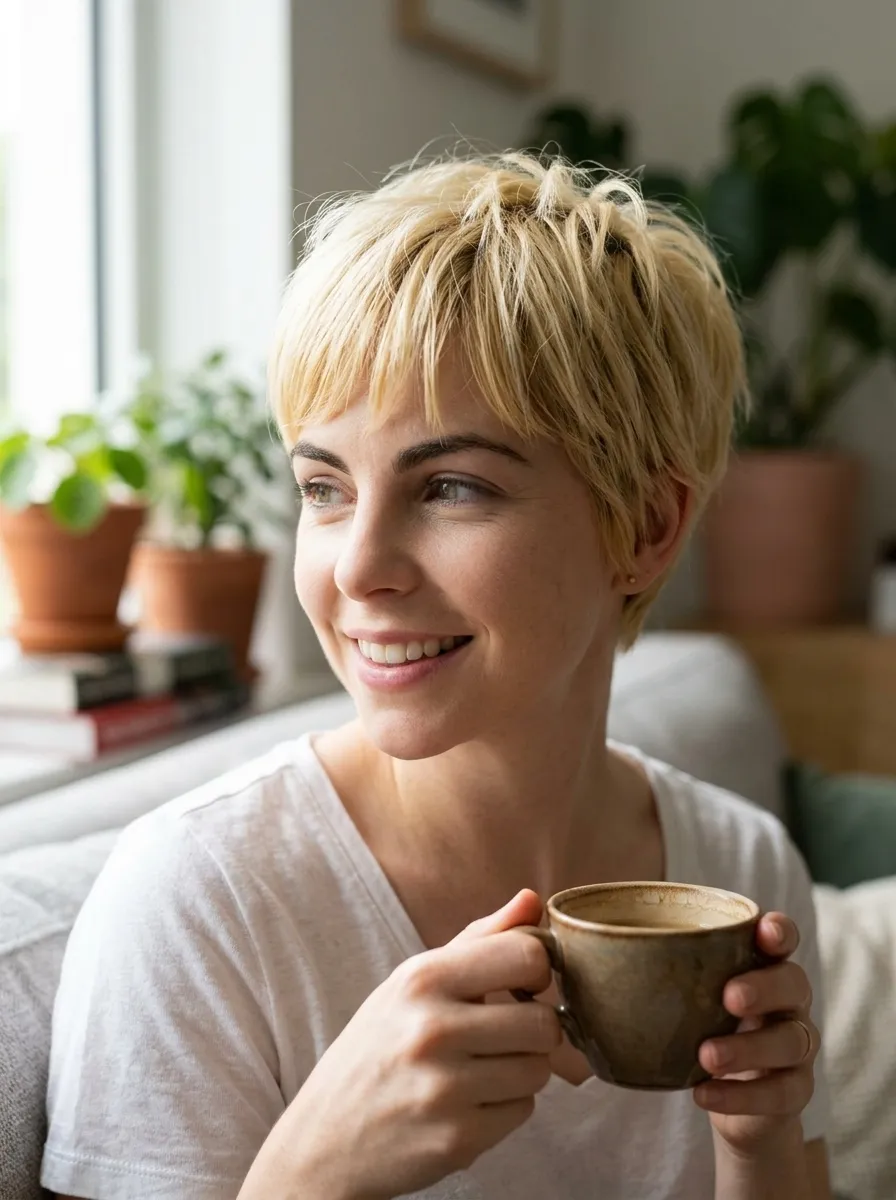Choppy Crown Pixie