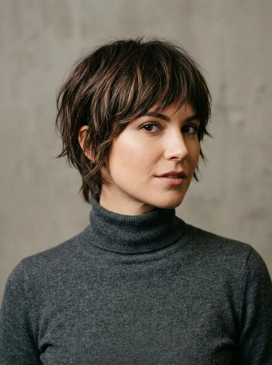 Choppy Textured Pixie
