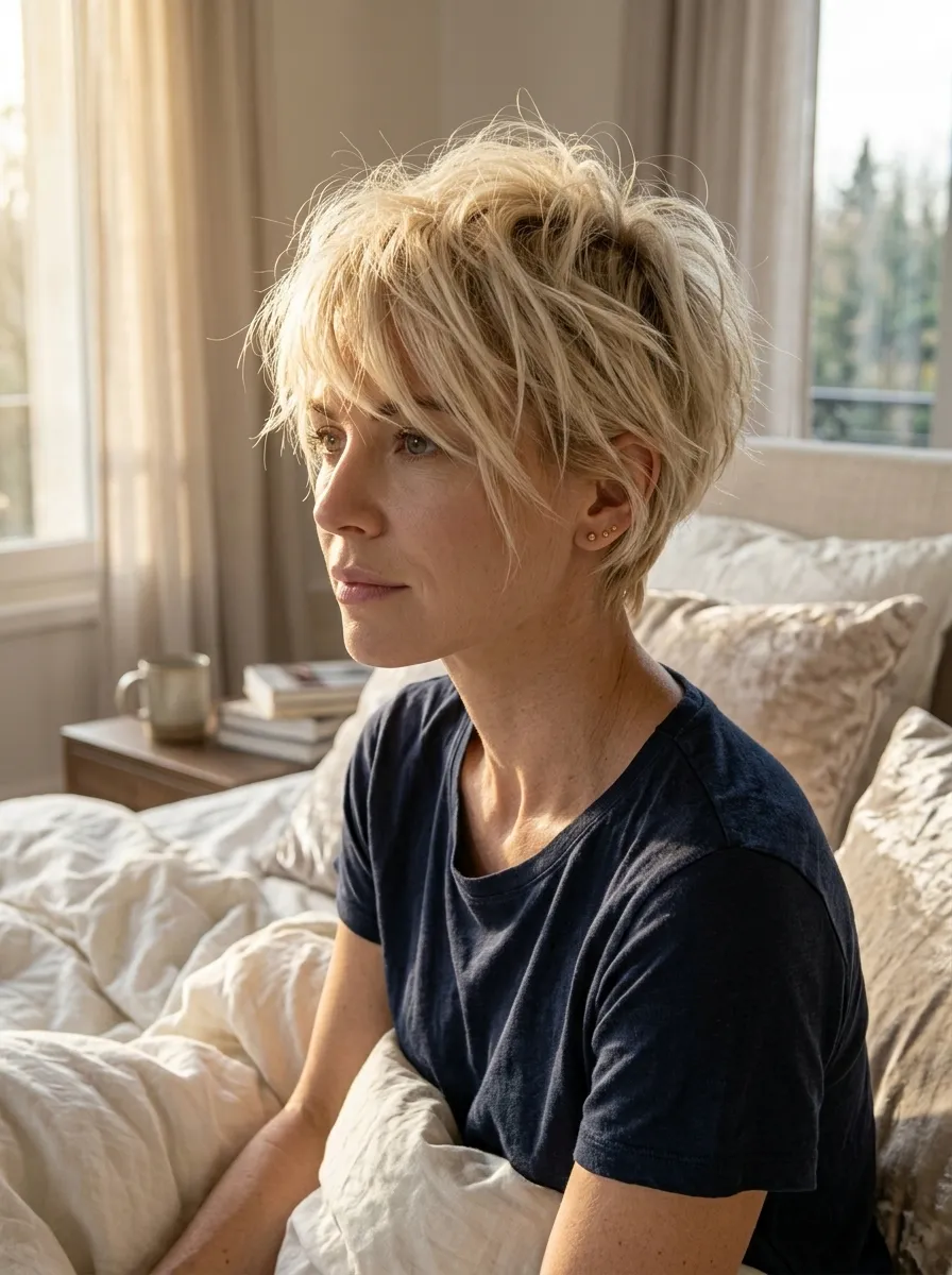 Layered Bedhead Pixie