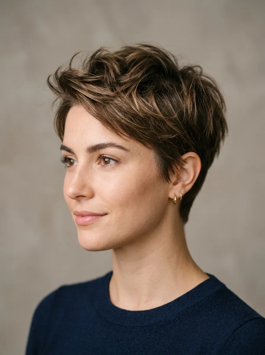Pixie With Feathered Crown