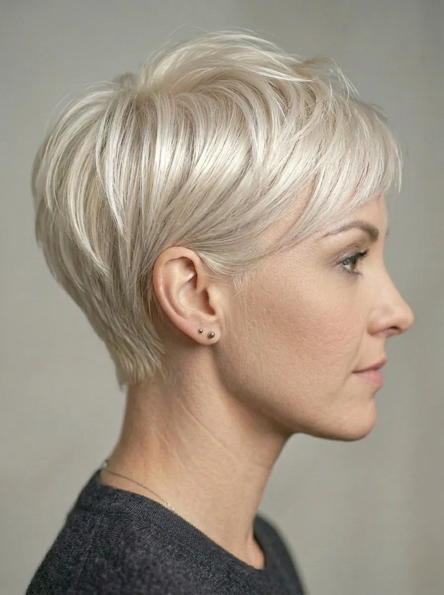 Pixie with Longer Top Layers