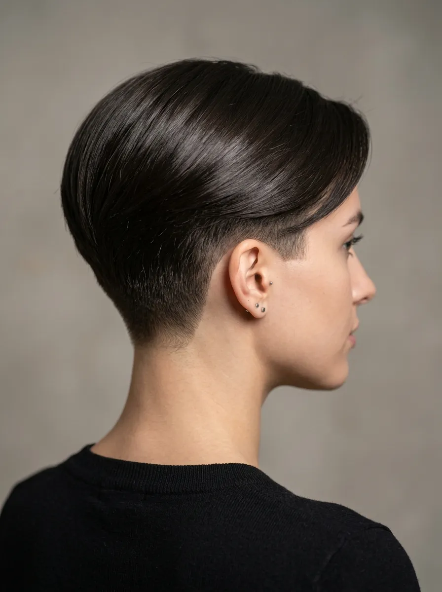 Tapered Side Pixie