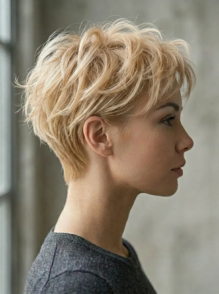 Fluffy Crown Pixie