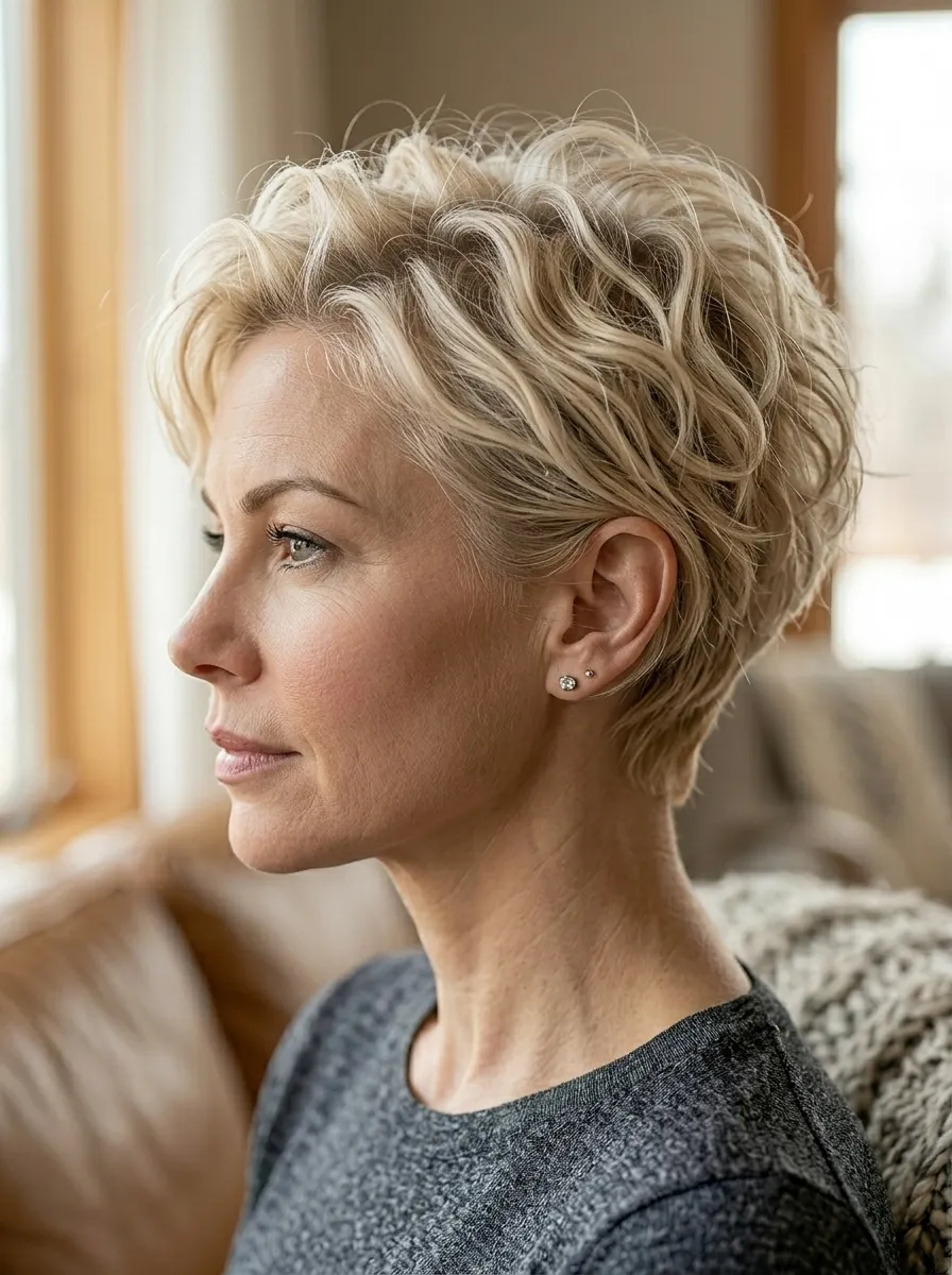 Pixie with Slight Length on Top