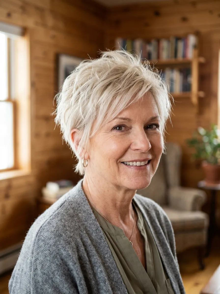 The Choppy Pixie with Crown Lift