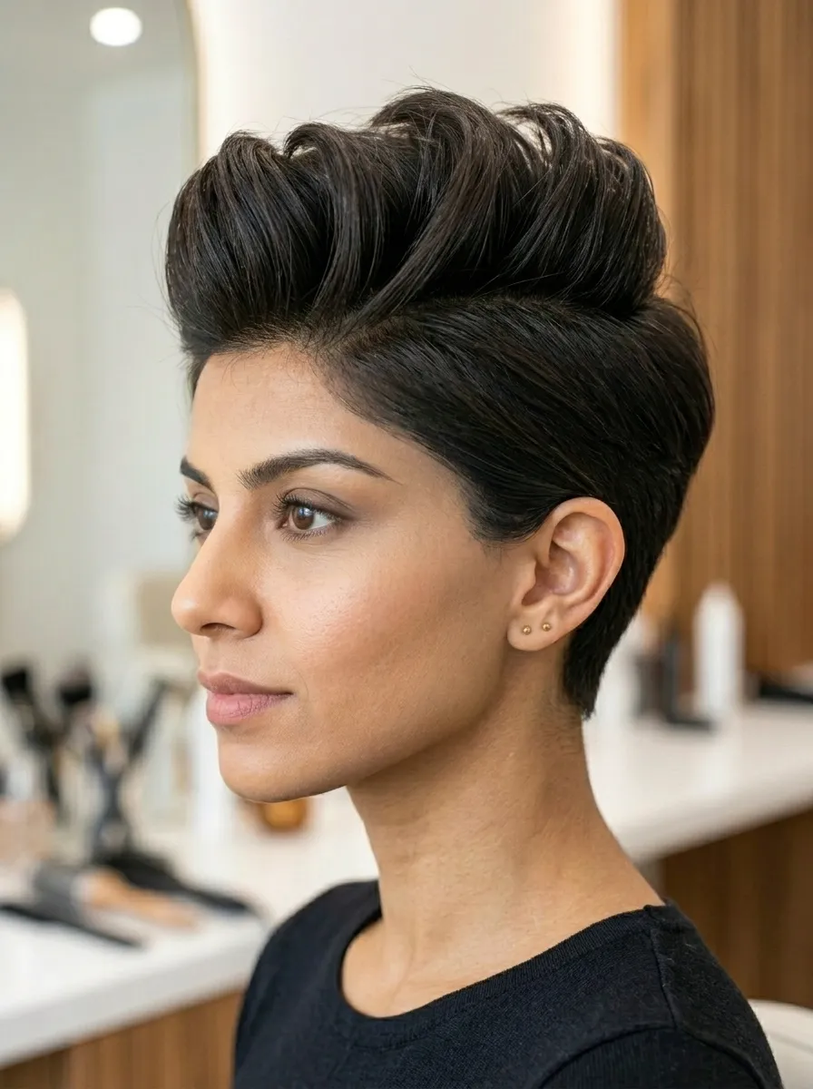The Behind-the-Ear Tuck
