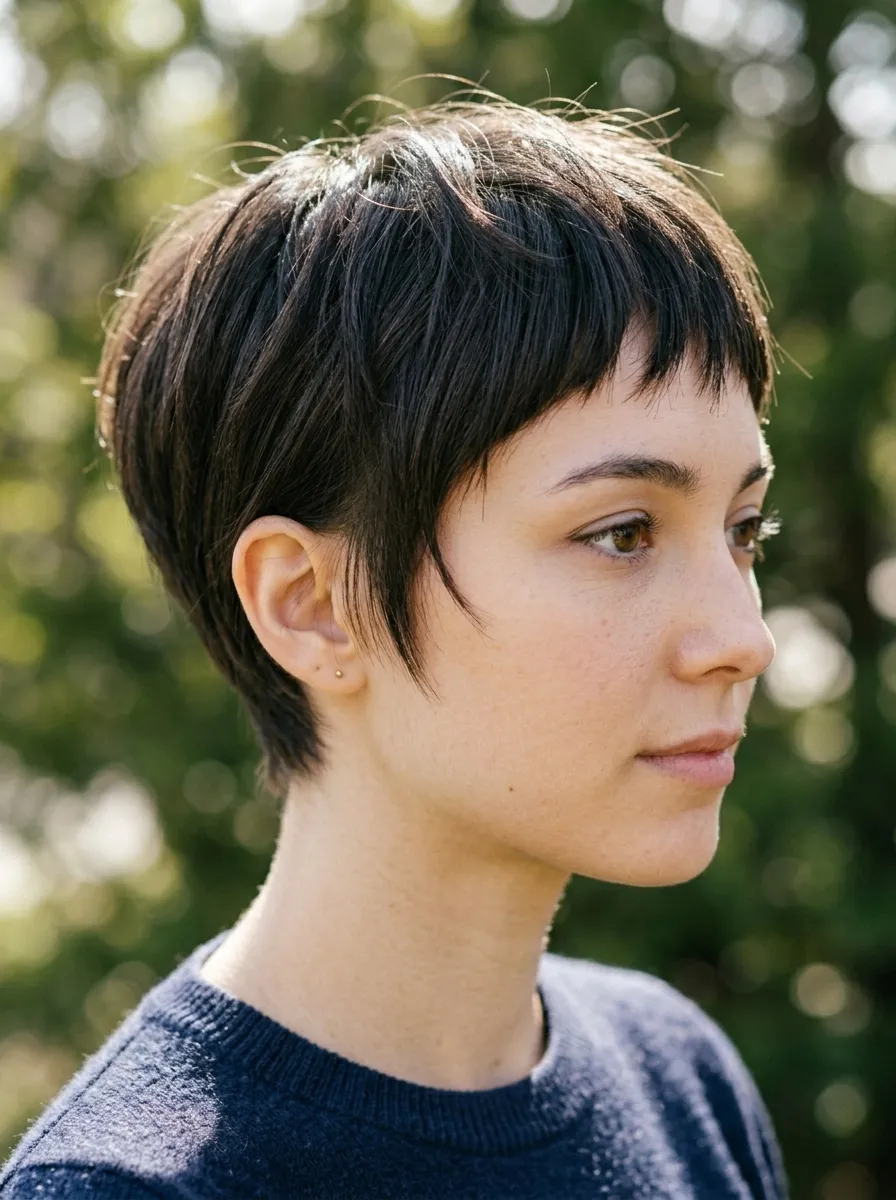 The Textured Choppy Pixie