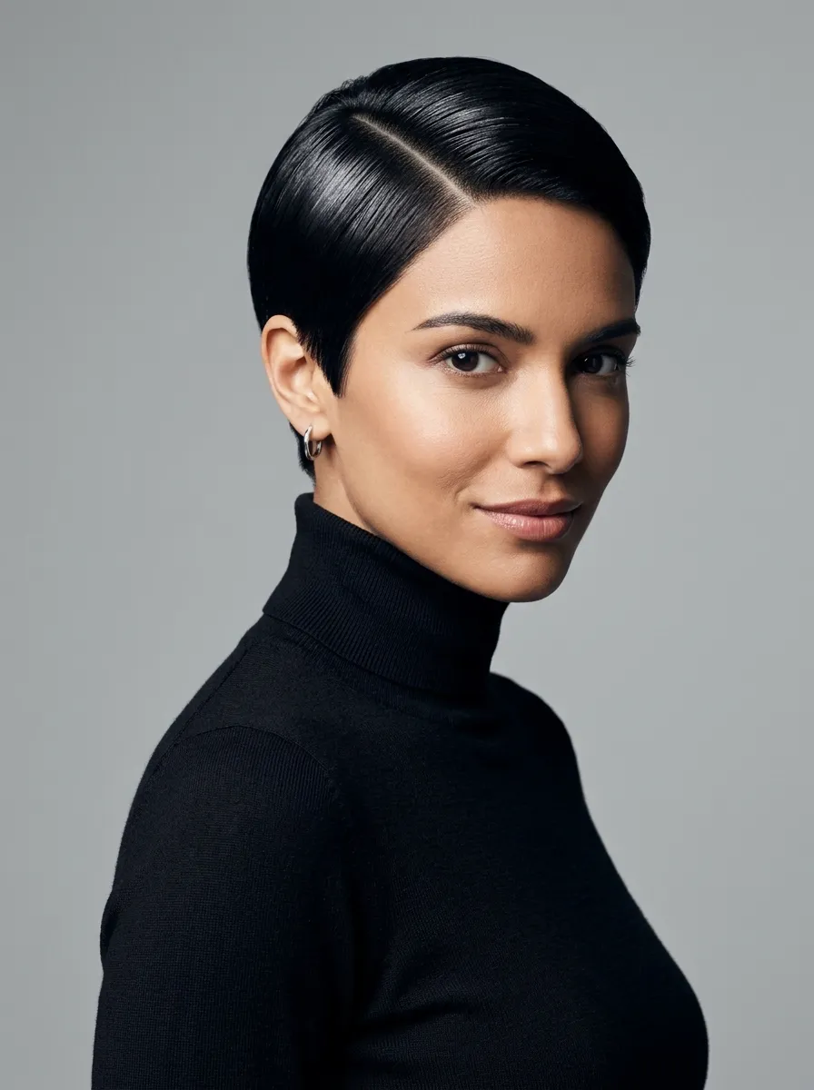 The Sleek Side-Part Cut