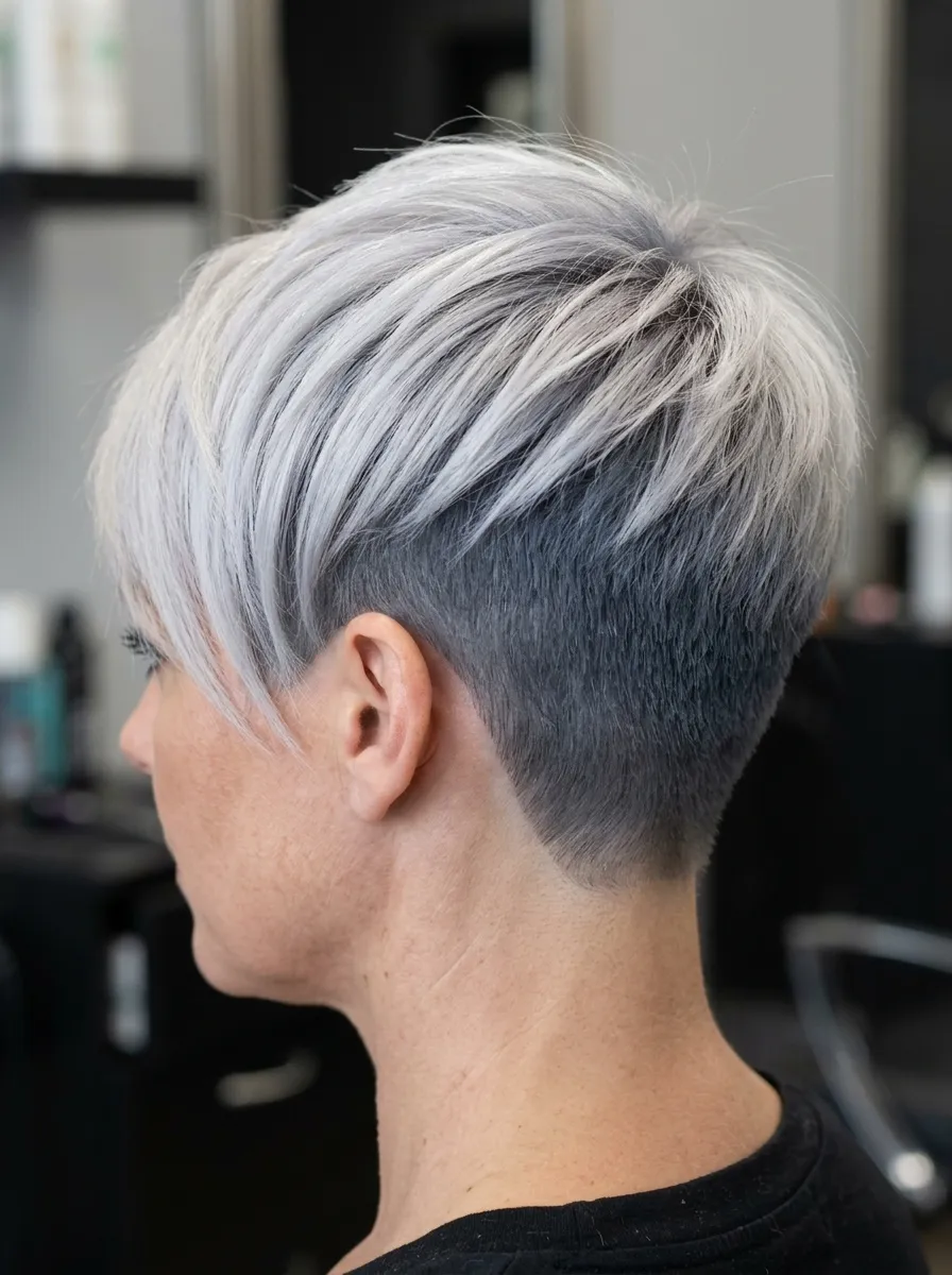 Edgy Pixie Undercut