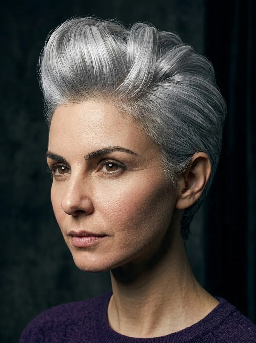 The Voluminous Pompadour Pixie