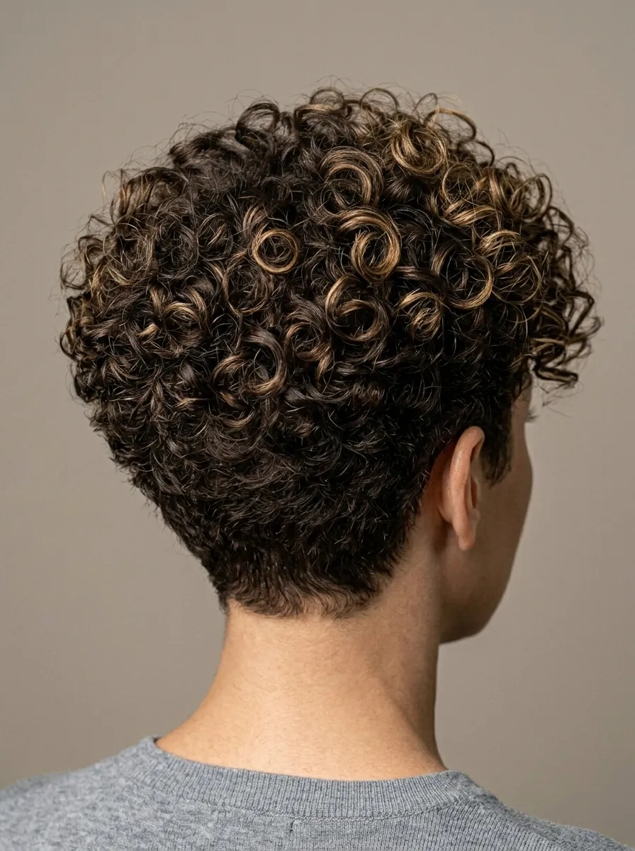 The Curly Top Cropped Sides
