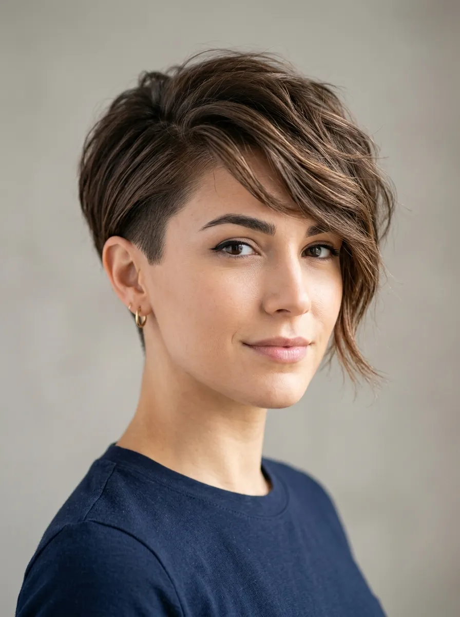 Asymmetrical Tapered Pixie