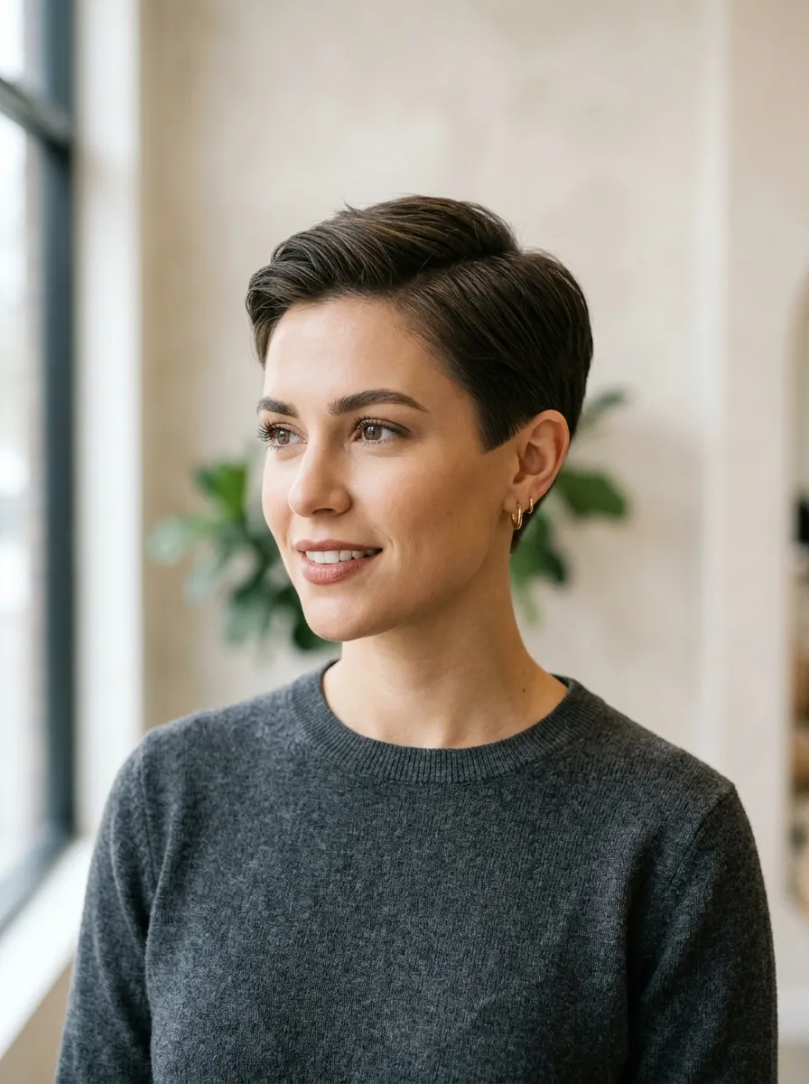 Chic Tapered Pixie Crop