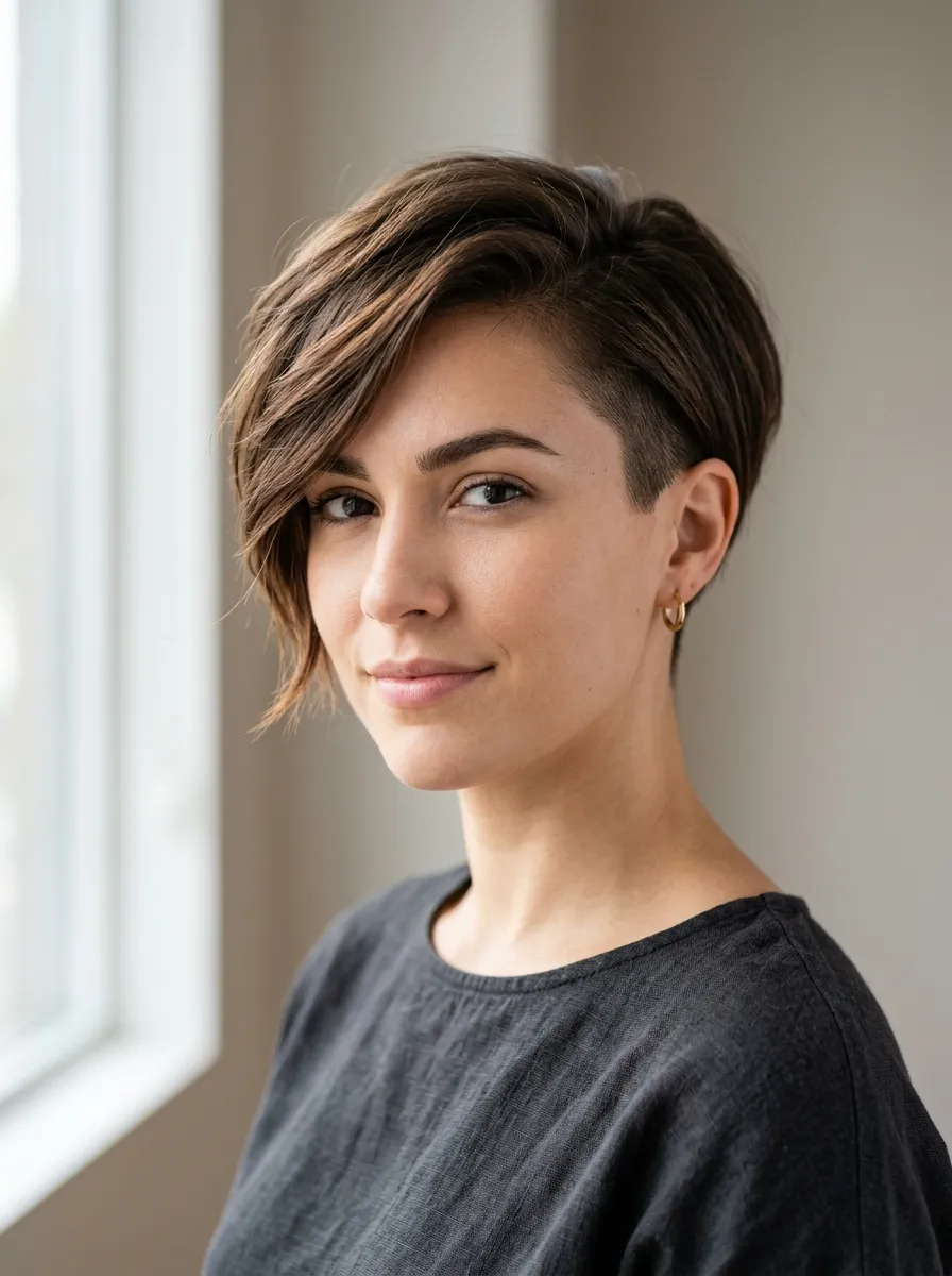 Classic Asymmetrical Pixie