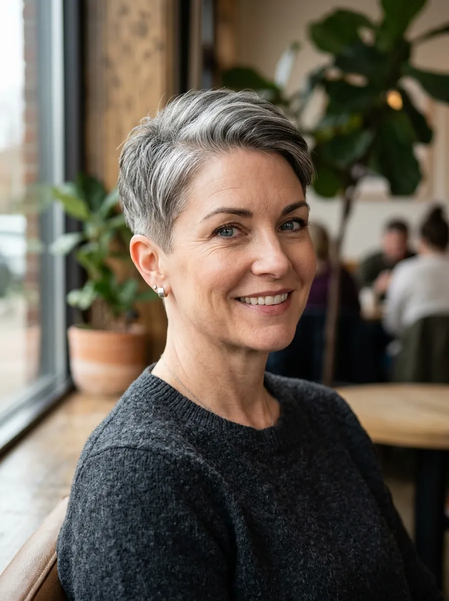 Cropped Pixie with Clean Edges