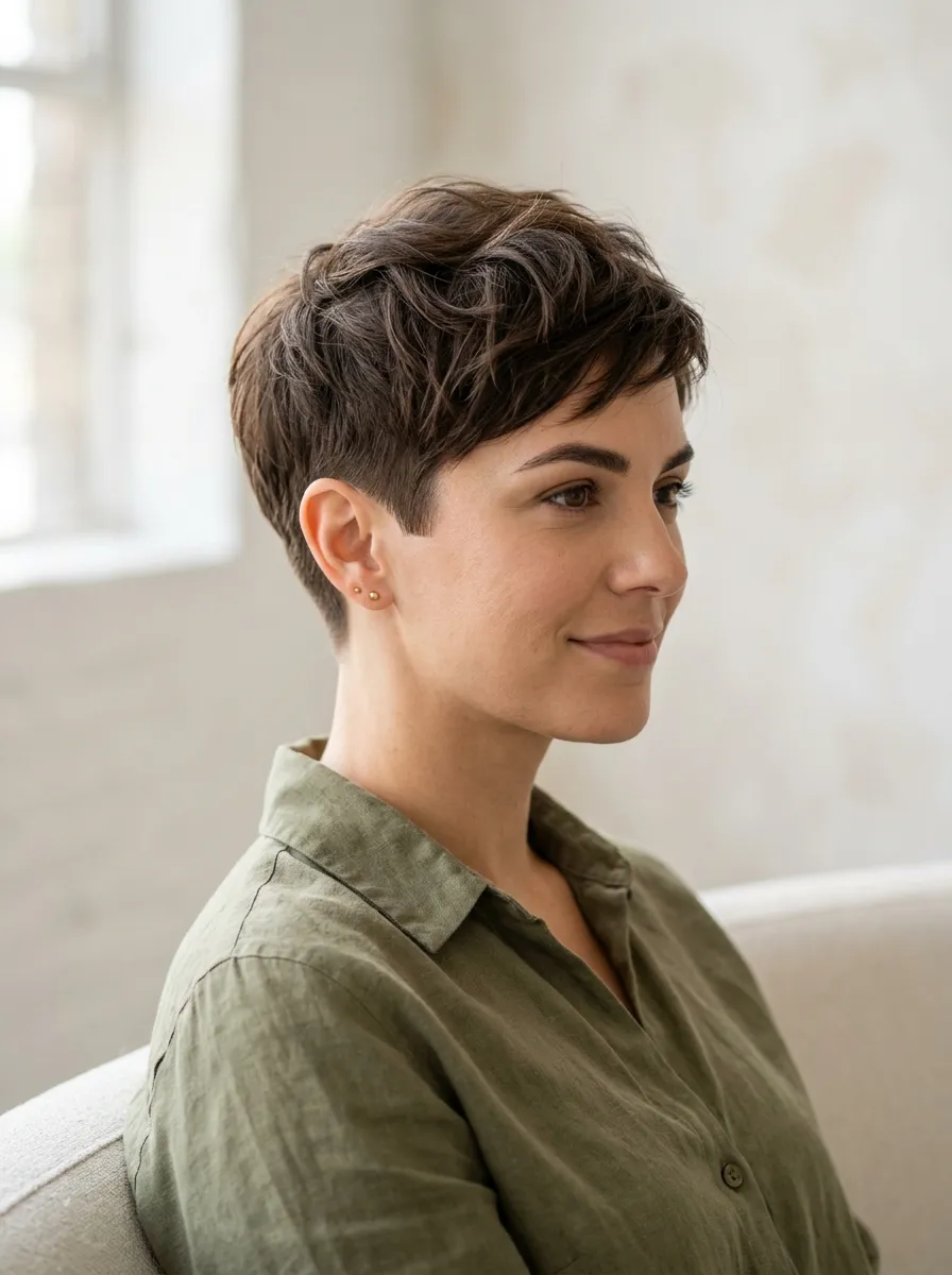 Low Maintenance Tapered Pixie