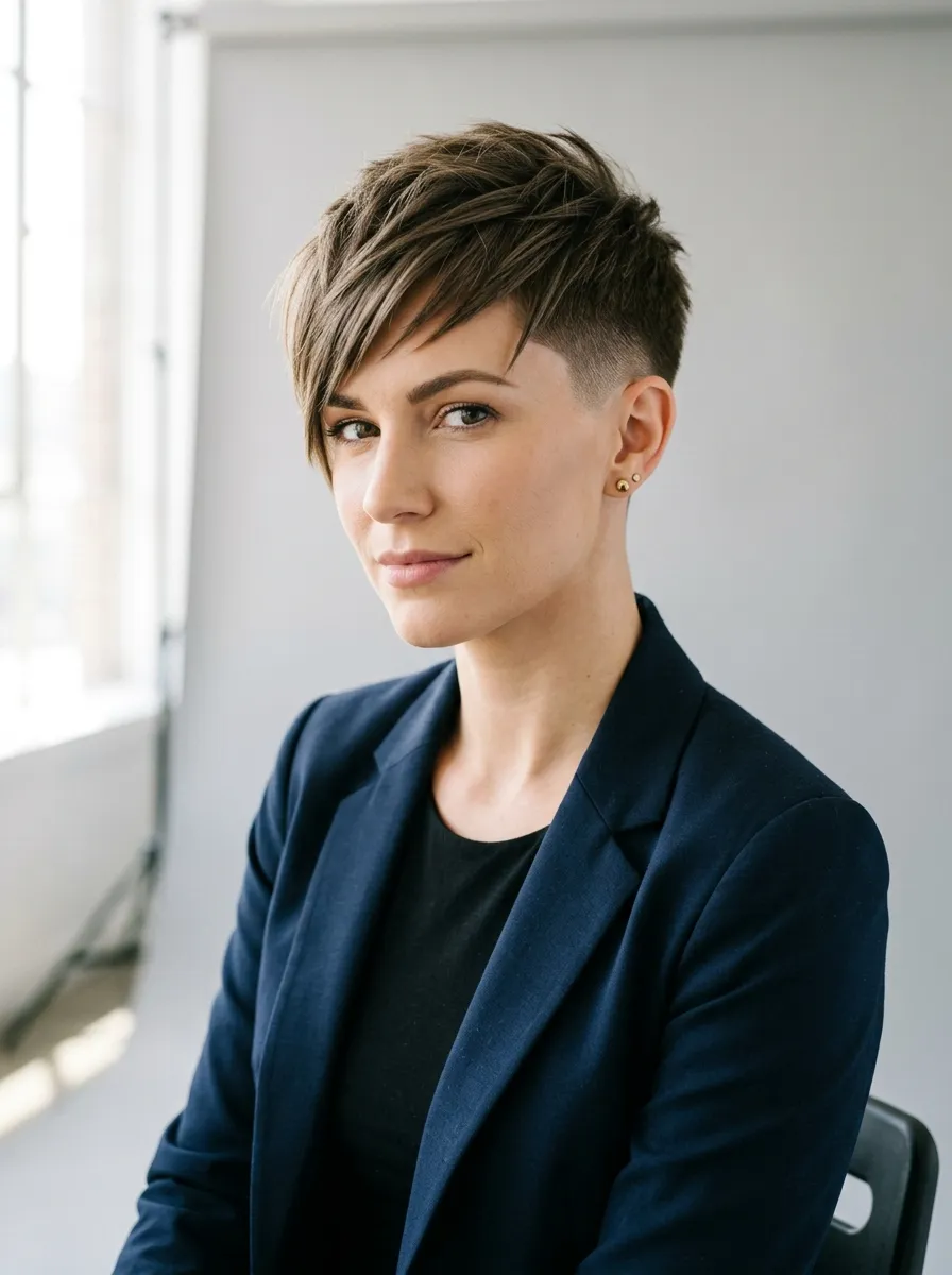 Sharp Edge Tapered Pixie