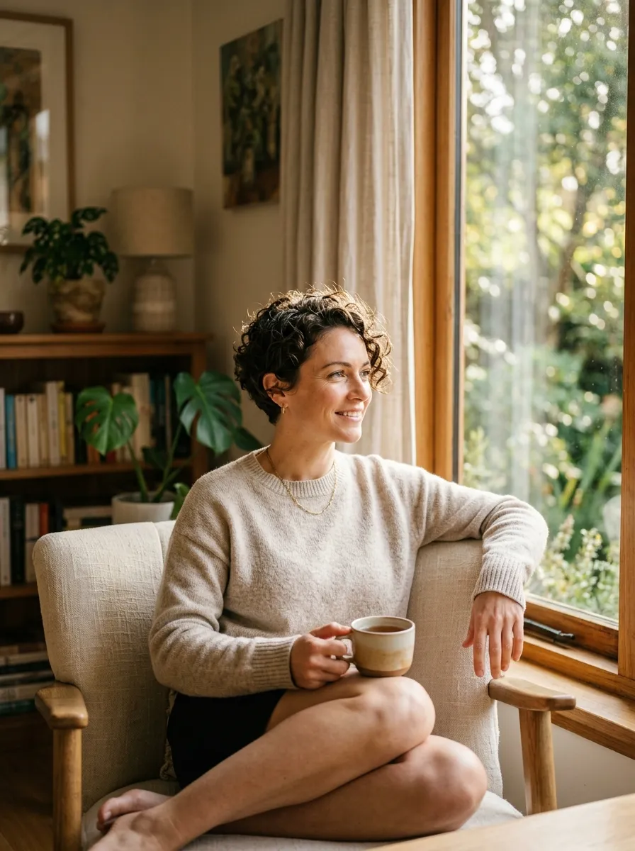 Short Curly Pixie