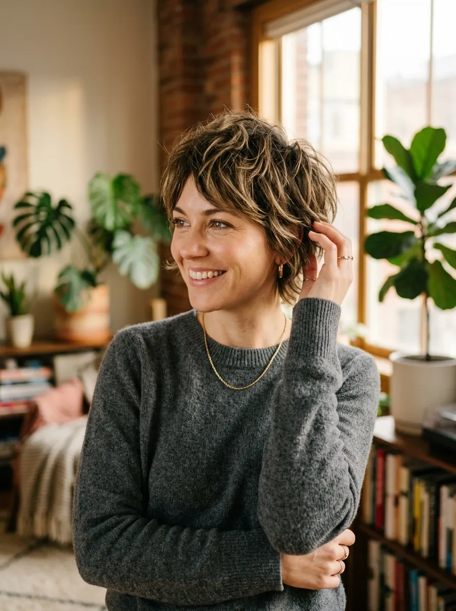 Short Shag Pixie