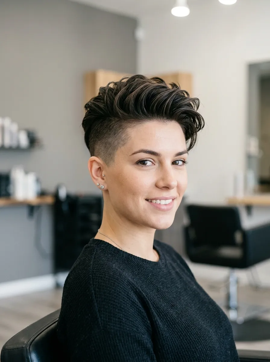 Undercut Tapered Pixie