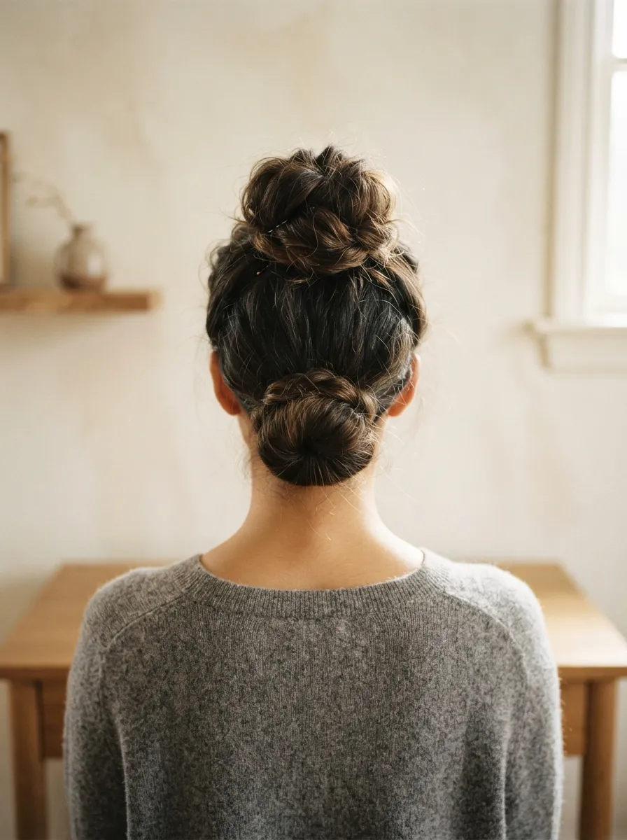 Layered Double Bun