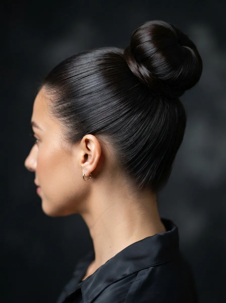 Sleek High Bun