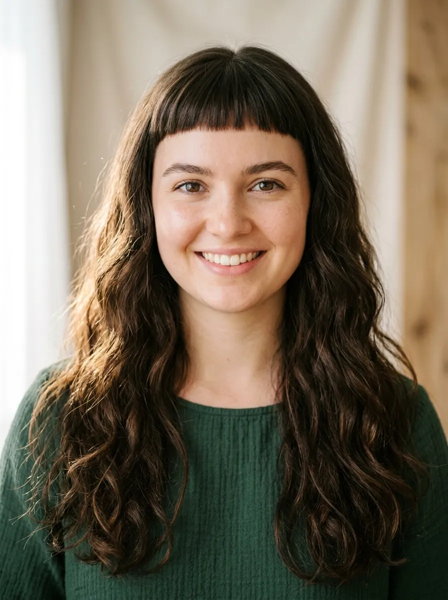 Baby Bangs with Length Elsewhere