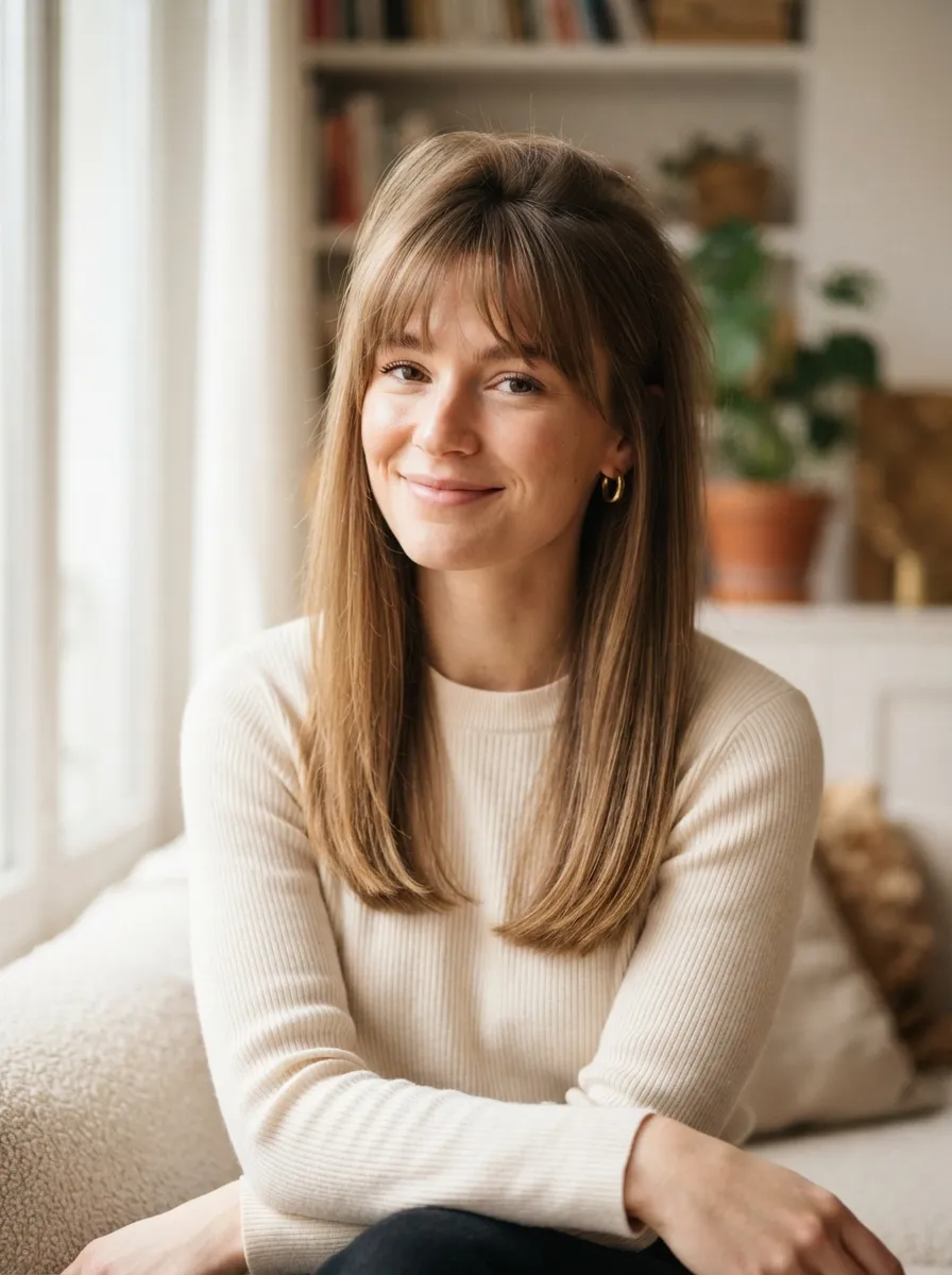 Wispy Bangs for Straight Fine Hair Volume