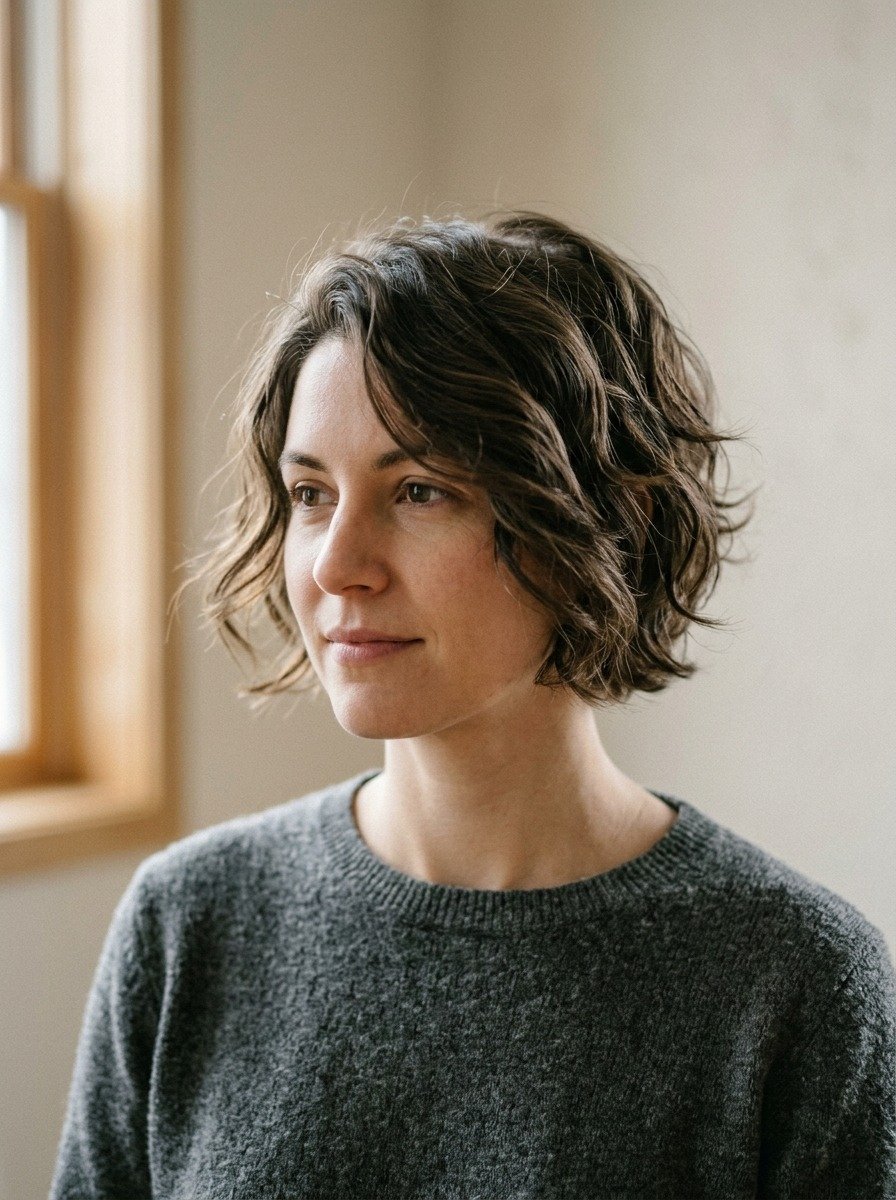 Wavy Pixie Cut