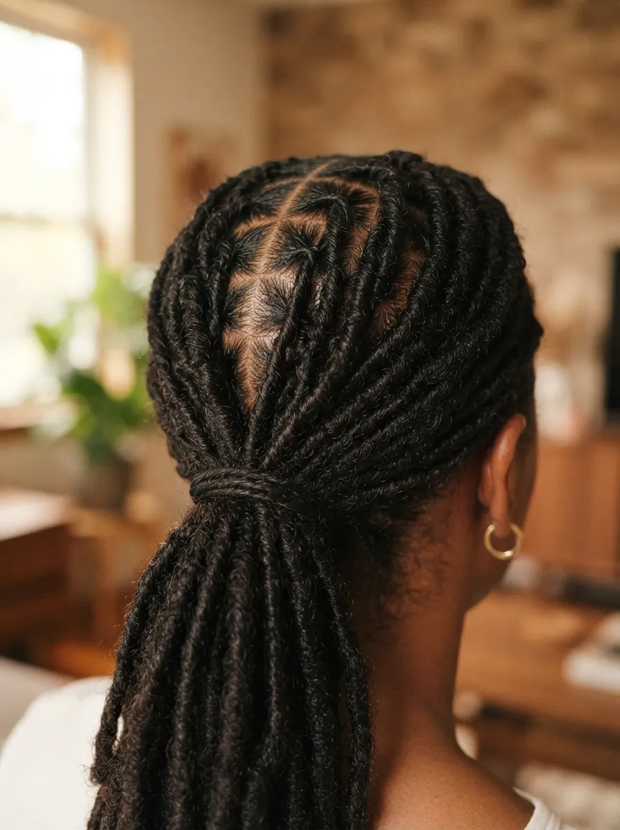 Loc Retwist Style