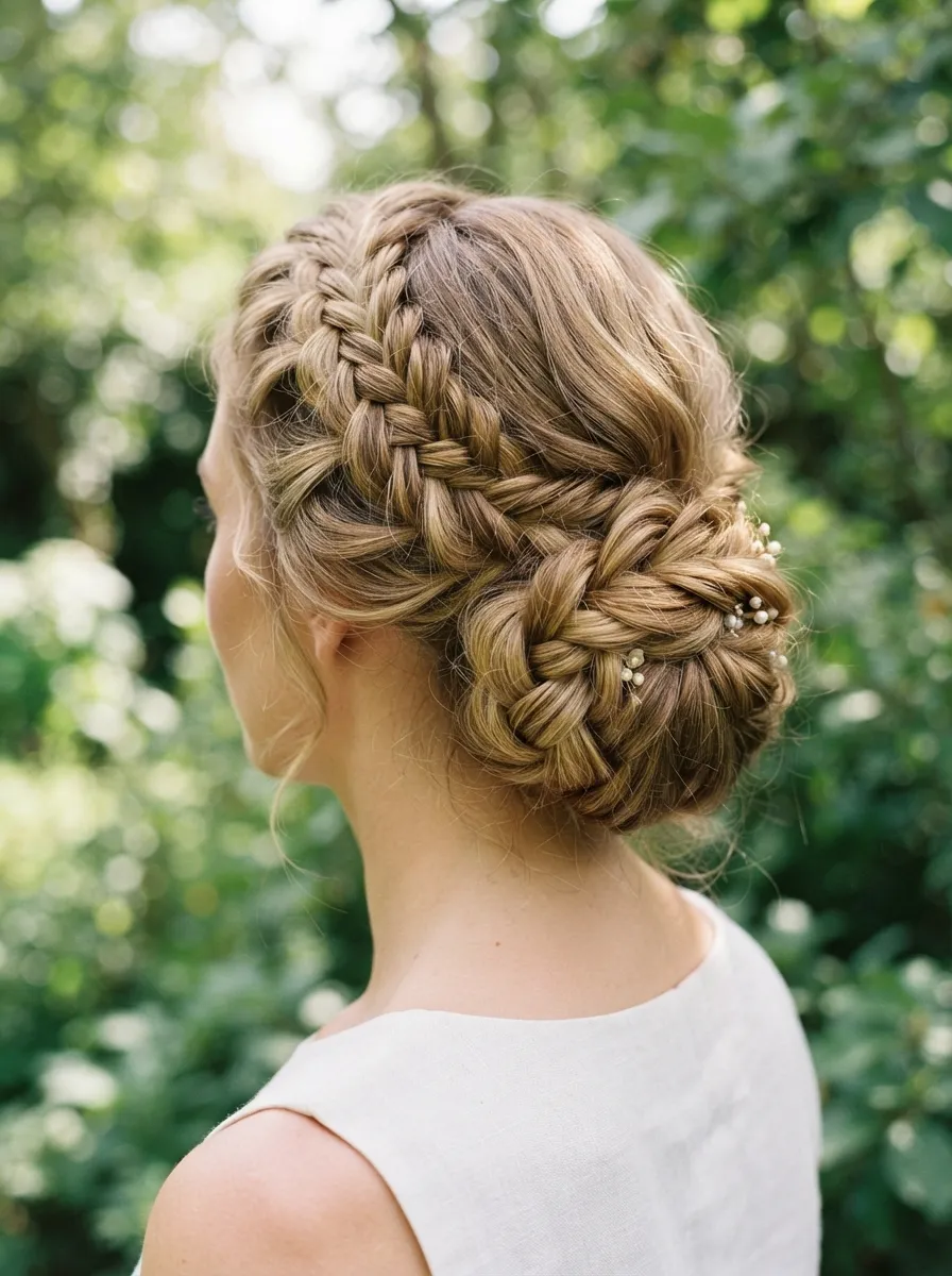 Fishtail Braid Updo