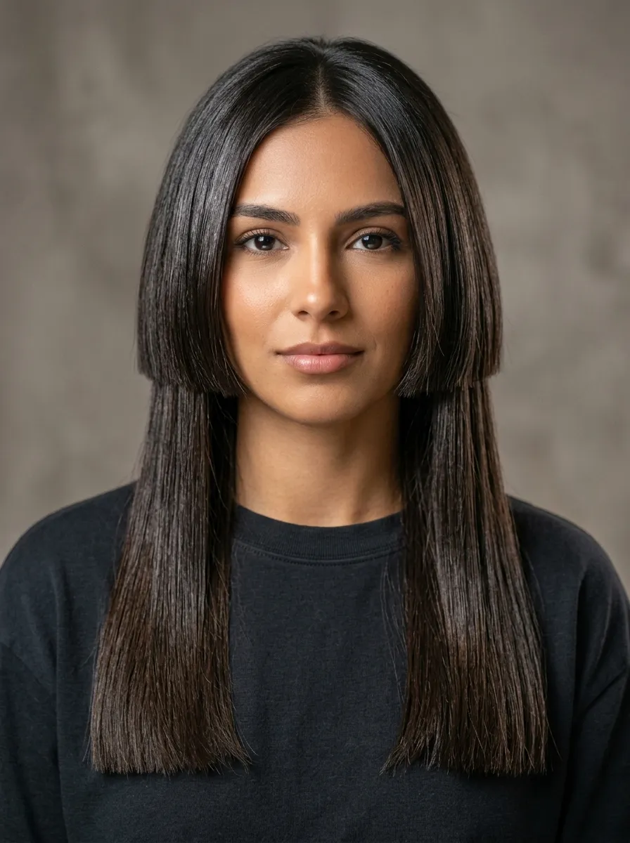 Sleek Straight Jellyfish Cut