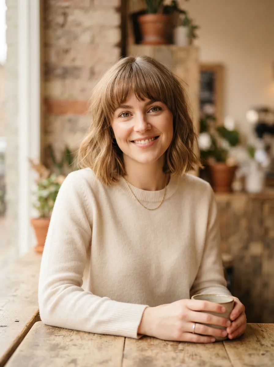 Bangs for Square Face Shapes
