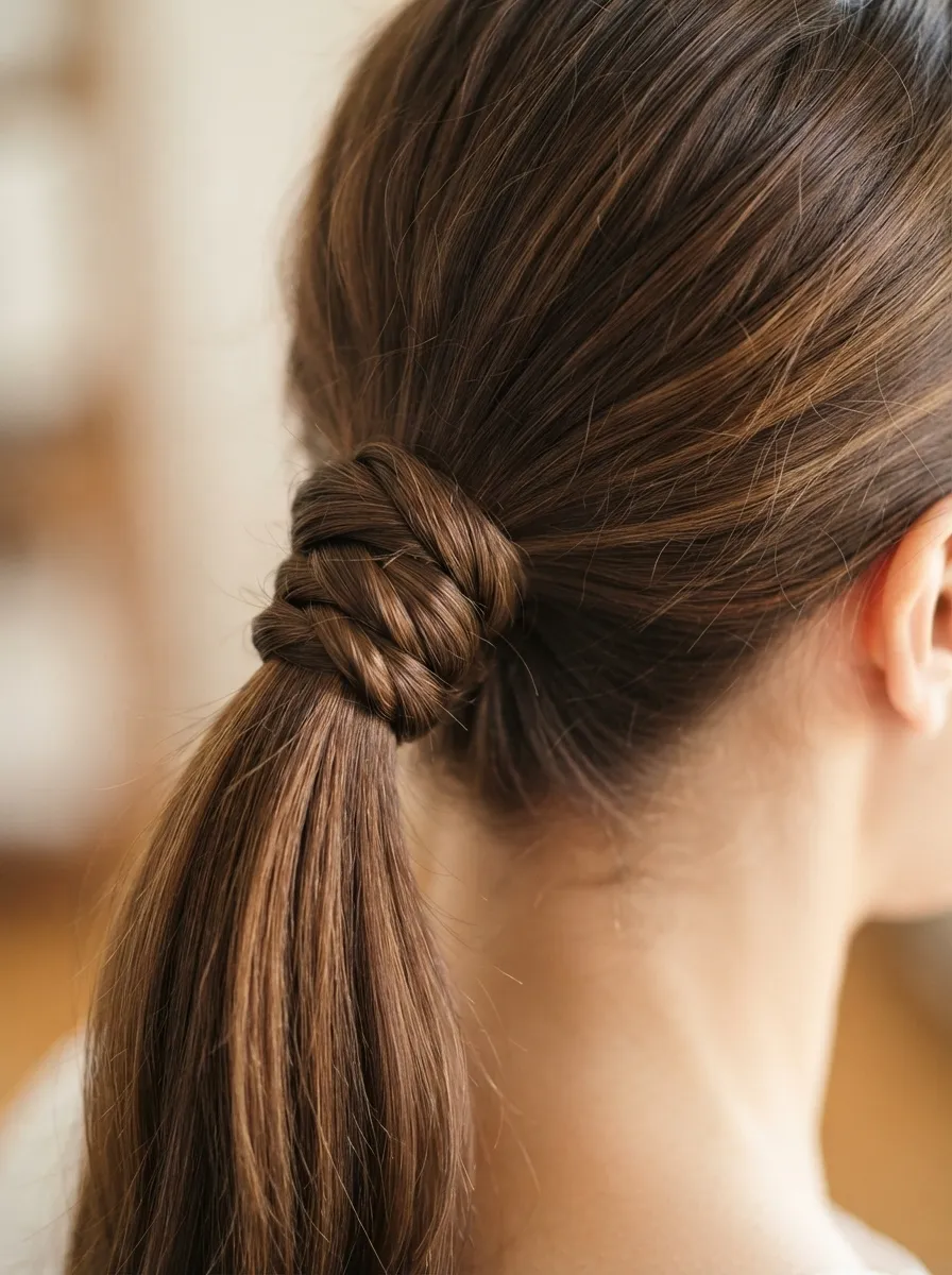 The Two Strand Twist Ponytail