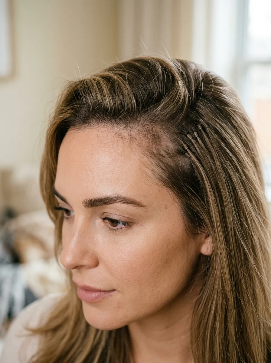 Micro Bead Extensions at the Hairline