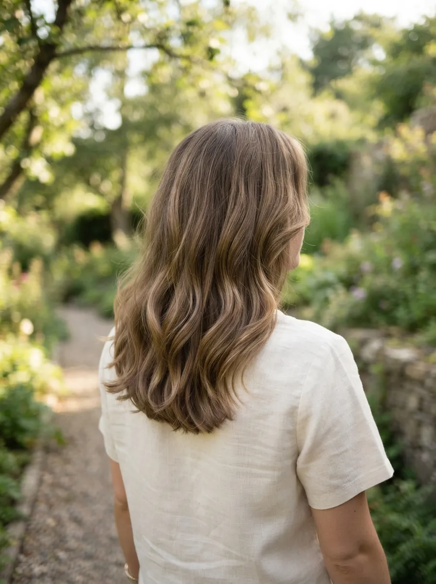 U Cut Layers for Wavy Hair