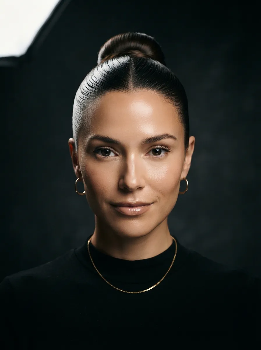 Slicked Back Bun