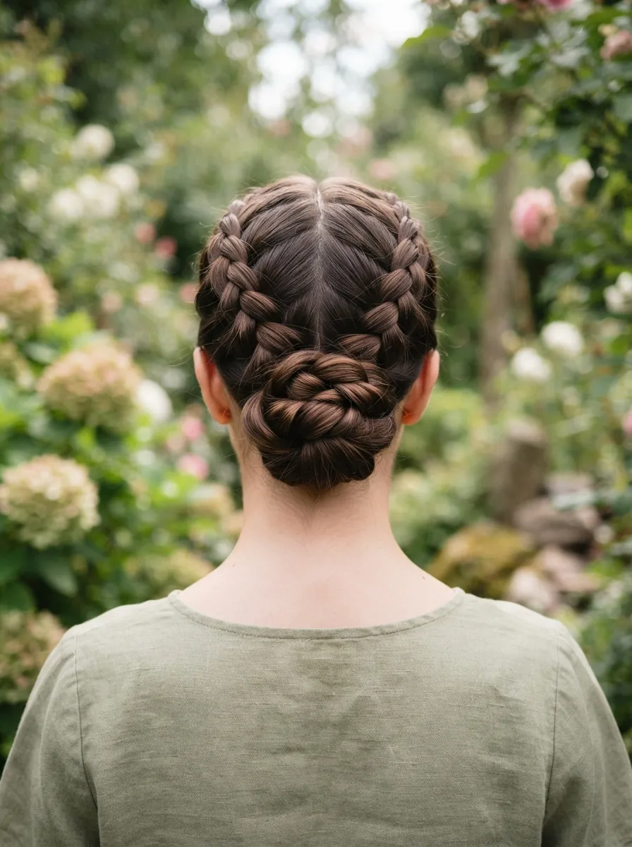Double Braided Bun