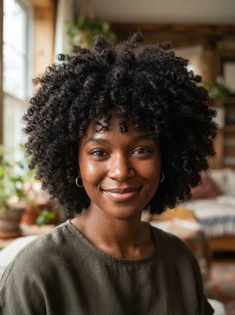 Shrunken Curl Fro