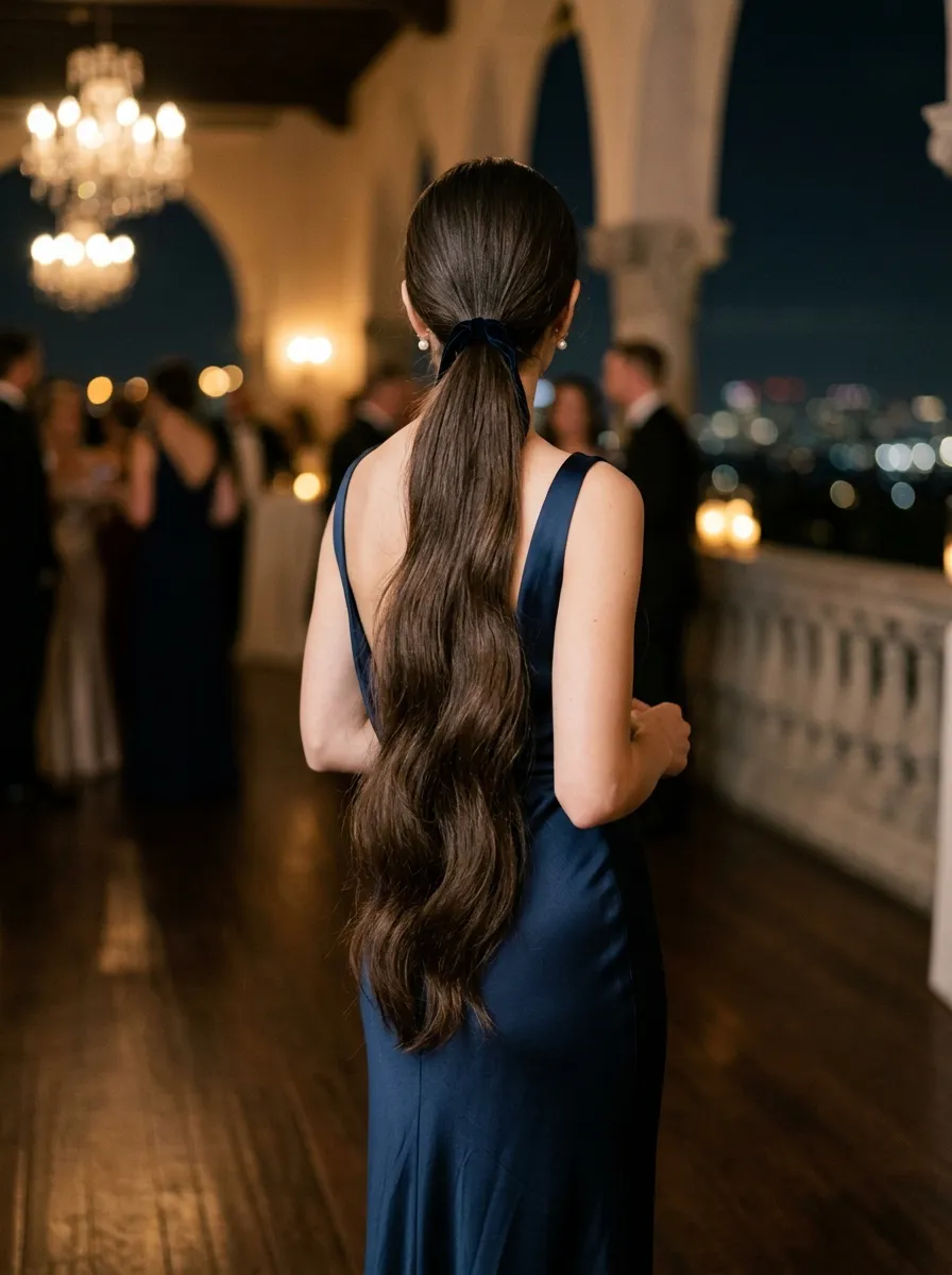 Ponytail for Long Thick Hair