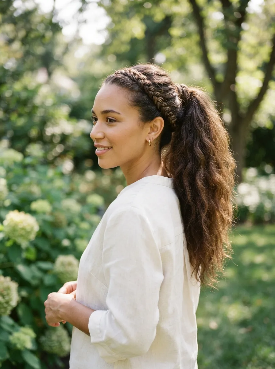 Braided Ponytail Wrap