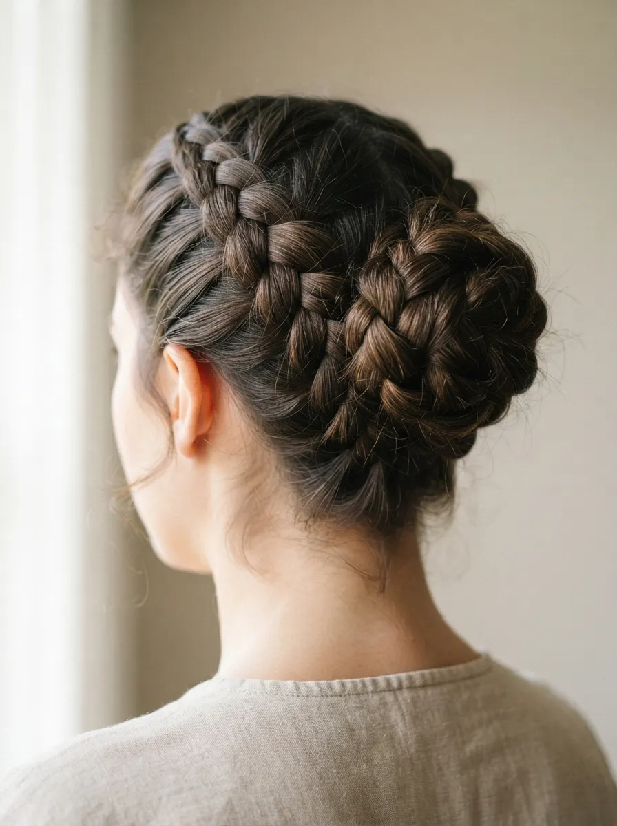 Double Braided Bun