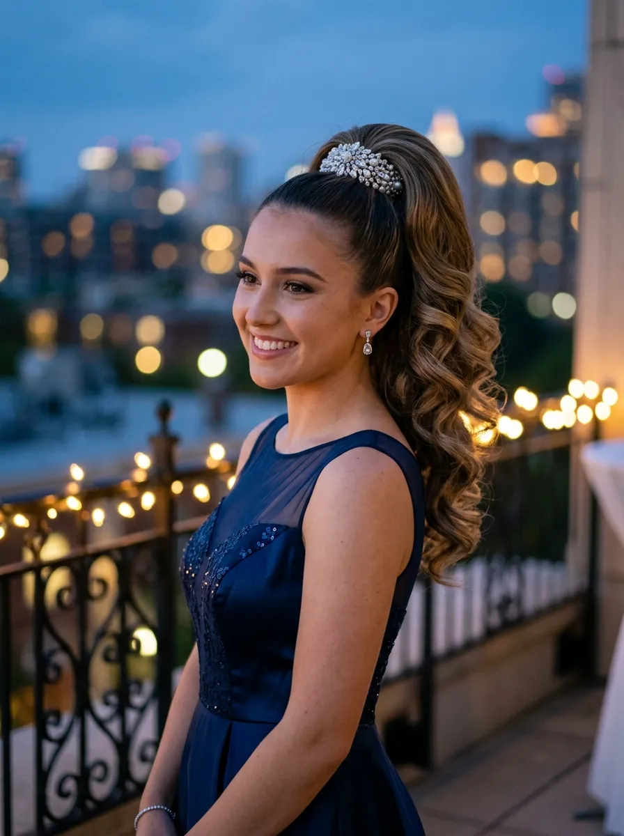 Prom Night High Ponytail