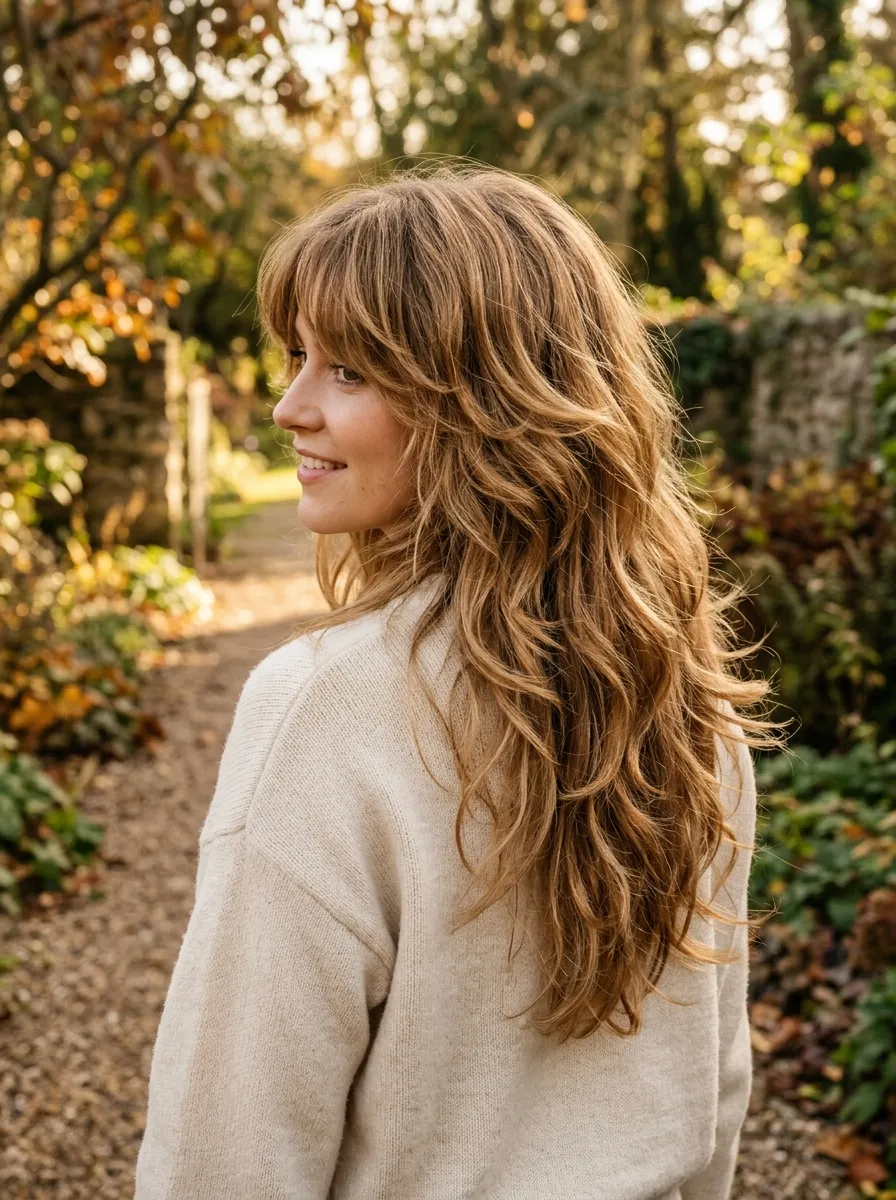 Long Shag Inspired Butterfly Layers
