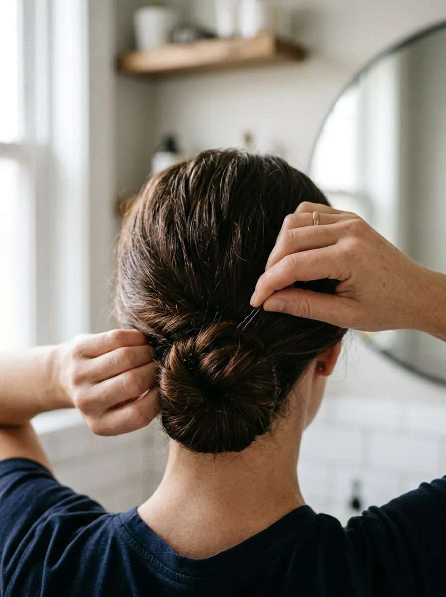The Low Bun That Never Budges