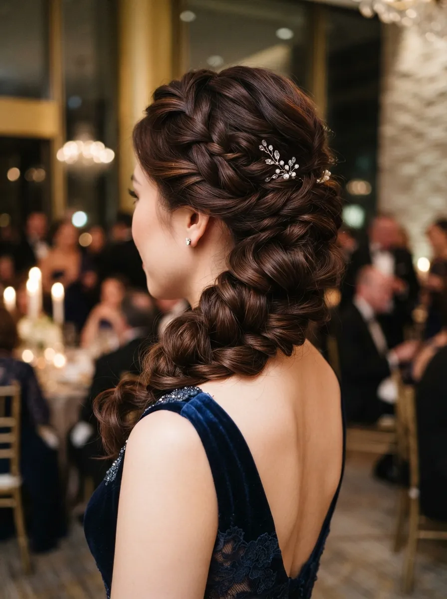 Side-Swept Updo