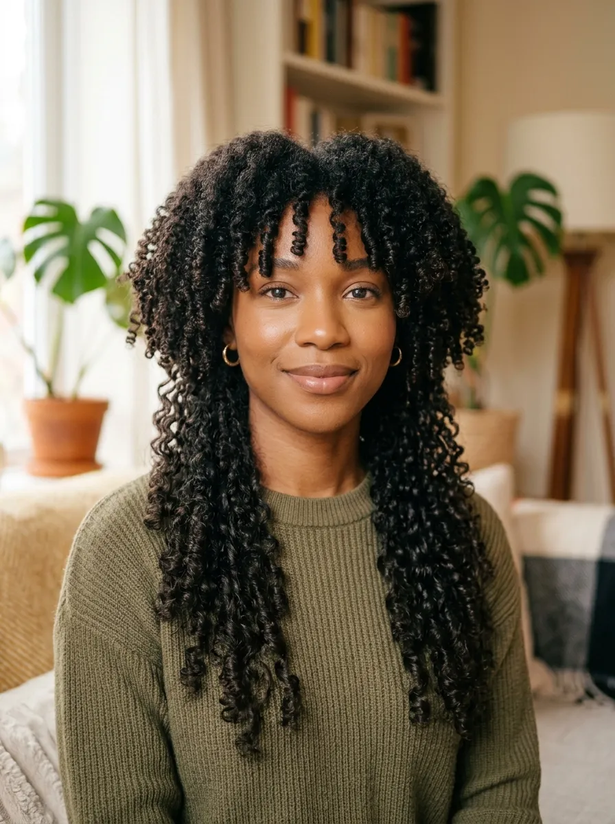 Jellyfish Cut For Curly Natural Hair